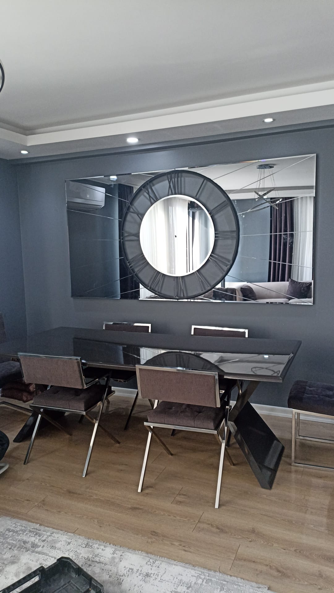 Dekoratif Salon Ayna Panosu