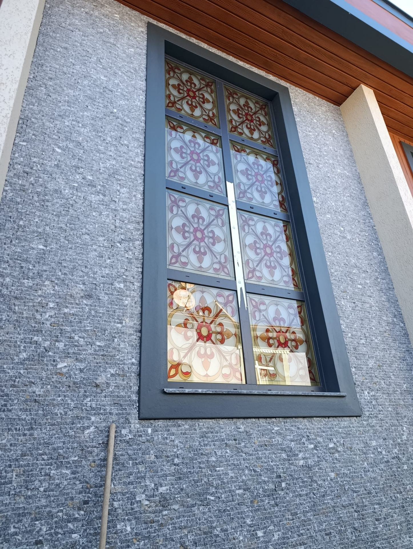 Vitray Desenli Pencere Camı